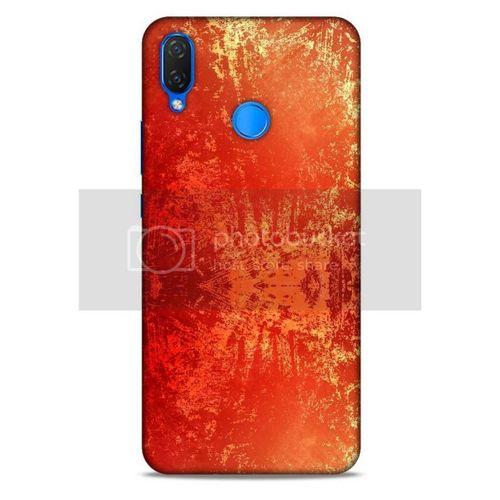 Paslı Renkler Kırmızı Huawei Psmart 2019 Kılıf