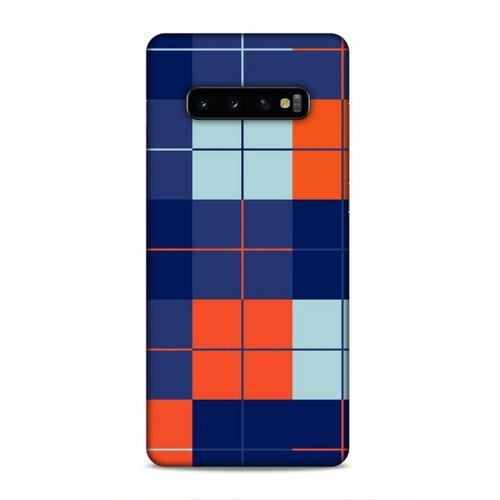 Samsung Galaxy S10 Plus Uyumlu Kılıf Insomnia (23) Ultra Koruma Kılıfı Kırmızı Lacivert
