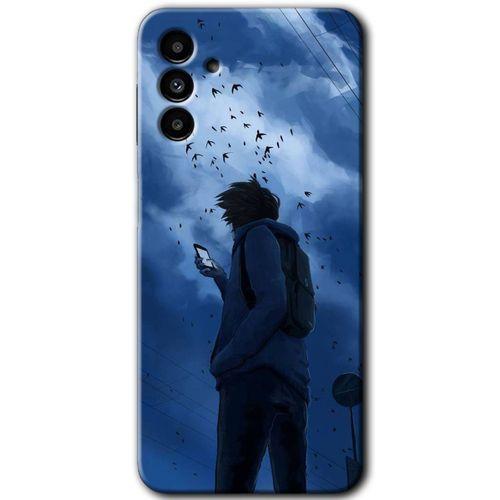 Samsung Galaxy M23 HD Baskılı Kılıf + 9D Tam Ekran Koruyucu - Sonbahar Yalnızlığı