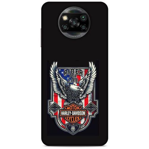 Xiaomi Redmi Poco X3 Uyumlu Kılıf Motorsiklet (7) Telefon Kılıfı Harley Davidson