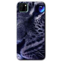 Huawei Y5P Kılıf HD Desen Baskılı Arka Kapak - Kaplan