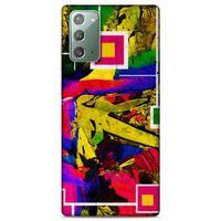Lopard Samsung Galaxy Note 20 Uyumlu Kılıf Soyut Sanat (48) Desenli Bumper Kılıf