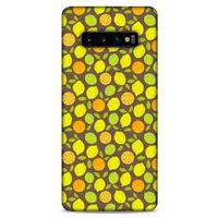 Frutix Turunç 01 Samsung Galaxy S10 Plus Kılıf Desenli Silikon
