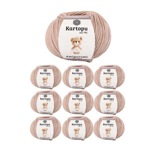 10 Adet Amigurumi El Örgü İpi 50gr 850