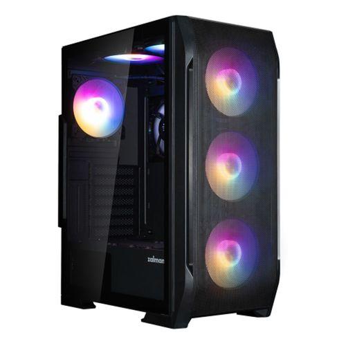 ZALMAN N7 Plus V2, 700W 80+, Mesh Panel, Tempered Glass, 6x120mm RGB Fan, ATX GAMING KASA