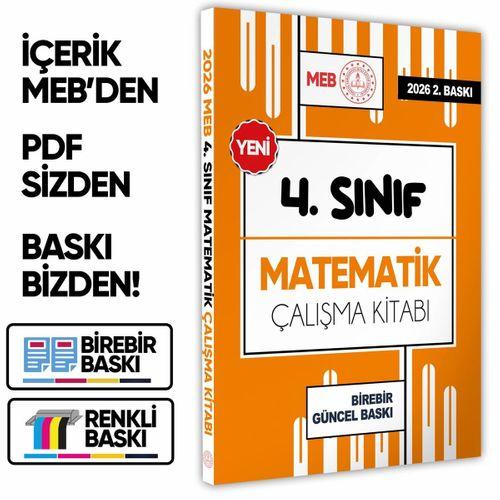 2026 MEB ÖDM İlkokul 4 Sınıf MATEMATİK Çalışma Kitabı Alıştırmalı Soru Bankası BASKI ÜCRETİ
