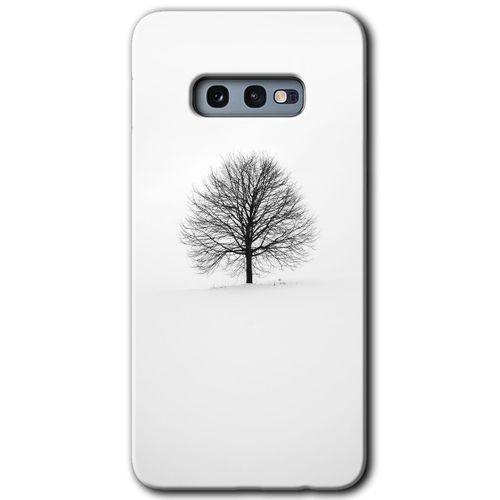 Potkal Hediye Fabrikası Samsung Galaxy S10e Kılıf HD Desen Baskılı Arka Kapak - Alone Tree
