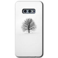 Potkal Hediye Fabrikası Samsung Galaxy S10e Kılıf HD Desen Baskılı Arka Kapak - Alone Tree