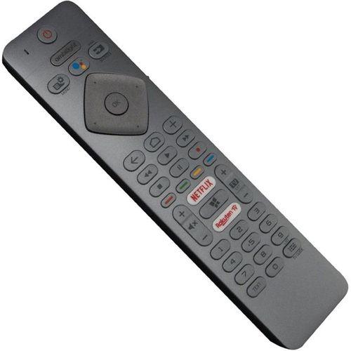 philips ile uyumlu Model 75PUS7354/12 Mikrofonlu Smart TV Kumanda-Gri