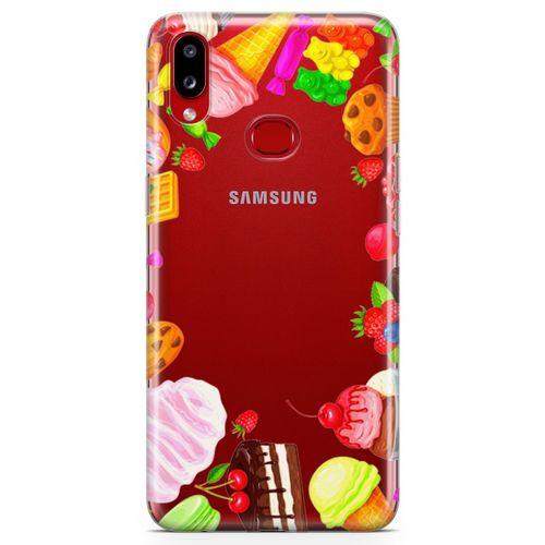 Samsung Galaxy A10s Kılıf Dondurma Pasta Arka Kapak Koruma Desenli Full Koruyucu