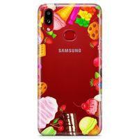 Samsung Galaxy A10s Kılıf Dondurma Pasta Arka Kapak Koruma Desenli Full Koruyucu