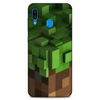 Lopard Samsung Galaxy A30 Uyumlu Kılıf PiXel (30) Silicone Case Block