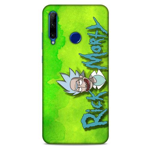 Huawei Y6P Uyumlu Kılıf Rick And Morty (12) Koruyucu Silikon Space Cruiser / Car