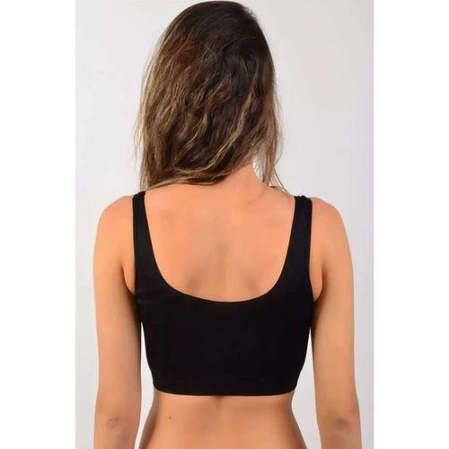 Elite Life Sünger Destekli Kadın Siyah Büstiyer 772