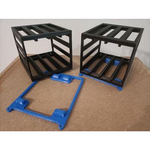 3 HE 4 Yuvalı HDD Kafesi İçin Taban Plakası (Bu ürün Sadece Plastik parçadır - Almadan Önce Soru Sorabilirsiniz)