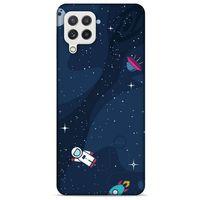 Samsung Galaxy A22 Uyumlu Kılıf Mavi Delisi (23) Ultra Koruma Kılıfı Nasa