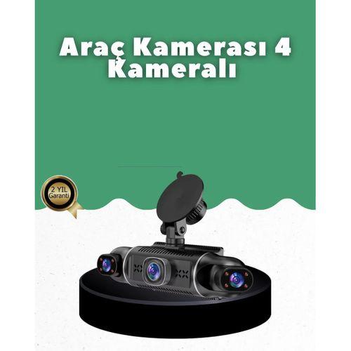 1080p 4 Kanallı Araç Kamerası Gps + Wifi + G Sensör Destekli