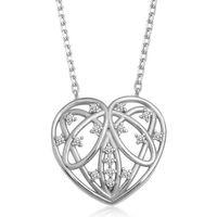 Lucky Life 925 Ayar Gumuss Bombeli Kalp Lucky Life Lucky Life Kadın Kolye