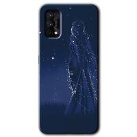 Realme 7 Pro Kılıf Baskılı Kapak - Gecenin Kraliçesi + 5D Tam Kaplayan Cam