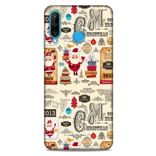 Retro (44) Desen Tough Armor Kılıf Renkli Huawei P30 Lite Kılıf