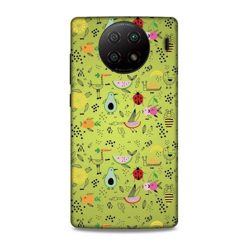Lopard Xiaomi Redmi Note 9 5g Uyumlu Kılıf Frutix (35) Fit Design Kılıf