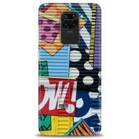 Xiaomi Redmi Note 9 Kılıf HD Baskılı Kılıf - Grafiti + Tam Ekran Koruyucu