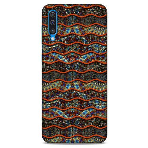 Samsung Galaxy A30s Kılıf Baskılı Özel Seri Taşlı (35) Fit Design Kılıf
