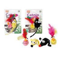 Karlıe Peluş Kedi Otlu Oyuncak Set 2li 6cm