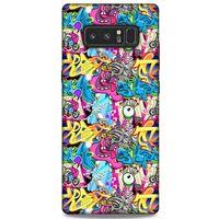 Graffitix (7) Desenli Silikon Kapak Samsung Galaxy Note 8 Kılıf