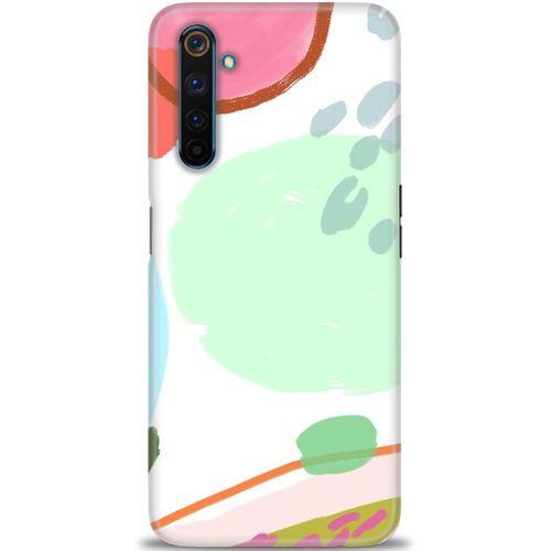 Realme 6 Pro Kılıf HD Baskılı Kılıf - Benekli + Tam Ekran Koruyucu