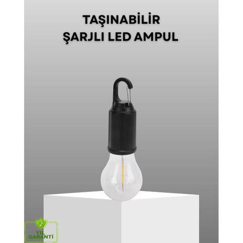 Şarjlı Kancalı Led Lamba – Kamp, Balkon Ve Acil Durum Işığı