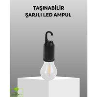 Şarjlı Kancalı Led Lamba – Kamp, Balkon Ve Acil Durum Işığı