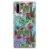 Huawei P30 Kılıf Güney Amerika Bahçe Arka Kapak Koruma Desenli Full Koruyucu