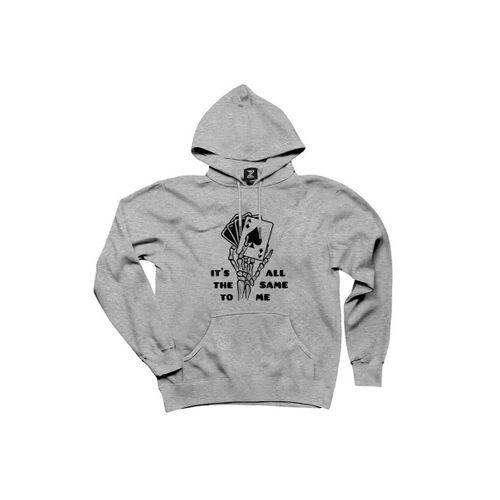 Motörhead Ace of Spades Skull Gri Kapşonlu Sweatshirt Hoodie