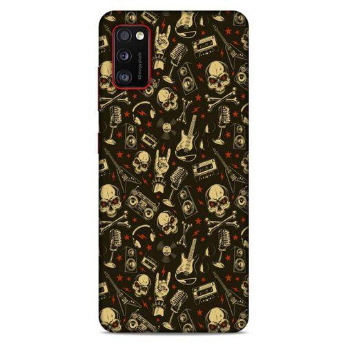 Lopard Samsung Galaxy A41 Uyumlu Kılıf Retro (8) Baskılı Kılıf