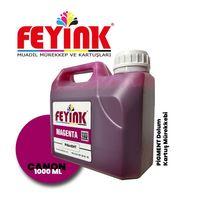 Feyink® Canon Lucia Pro Serisi Plotter Pigment Kartuş Dolum Mürekkebi  M (Magenta)-1000ml-