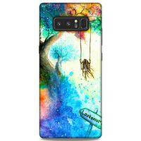 Lopard Samsung Galaxy Note 8 Uyumlu Kılıf Manipülasyon ☻ (47) Crystal Flex Kılıf Baskılı