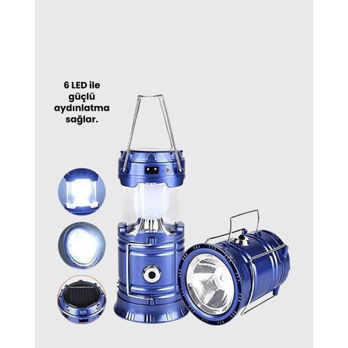 Katlanabilir Usb Çıkışlı Kamp Feneri – Şarj Edilebilir, Dayanıklı Ve Çok Fonksiyonlu