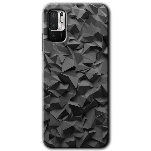 Poco M3 Pro Kılıf HD Desen Baskılı Arka Kapak + Temperli Cam - Dark Broke