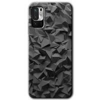 Poco M3 Pro Kılıf HD Desen Baskılı Arka Kapak + Temperli Cam - Dark Broke