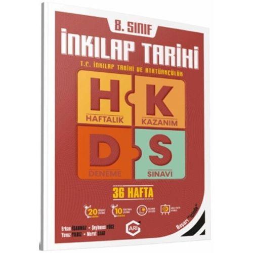 8. Sınıf T.C. İnkılap Tarihi ve Atatürkçülük Haftalık Kazanım Denemeleri Arı Yayıncılık