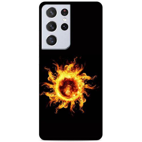 Lopard Samsung Galaxy S21 Ultra Uyumlu Kılıf FireX (46) Core Armor Kılıf Ateş Delik
