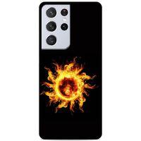 Lopard Samsung Galaxy S21 Ultra Uyumlu Kılıf FireX (46) Core Armor Kılıf Ateş Delik