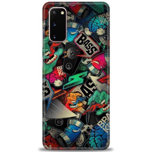 Samsung Galaxy S20 Kılıf HD Baskılı Kılıf - Bass + Tam Ekran Koruyucu