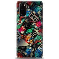 Samsung Galaxy S20 Kılıf HD Baskılı Kılıf - Bass + Tam Ekran Koruyucu