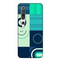 Xiaomi Mi 10 Pro Uyumlu Kılıf Insomnia (10) Full Koruma Kılıfı Yeşil Lacivert