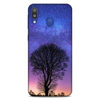 Lopard Samsung Galaxy M20 Uyumlu Kılıf Gece'S (29) Arka Koruma Kılıfı Ağaç