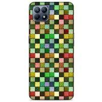 Huawei P40 Lite Kılıf Patchwork (50) Shockproof Kılıf Karışık Renkli