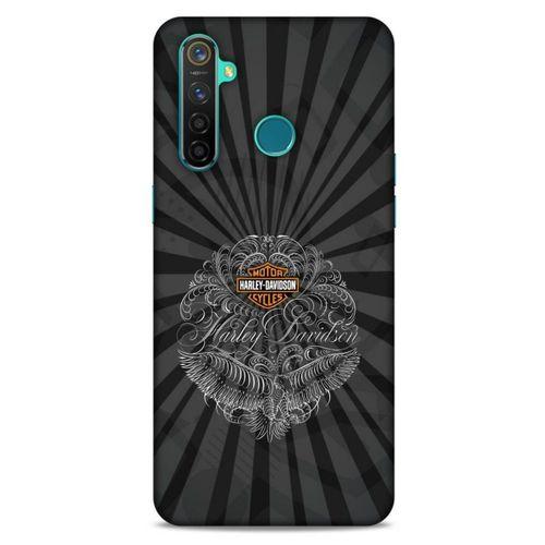 Realme 5 Pro Uyumlu Kılıf Motorsiklet (40) Fit Silikon Kılıf Harley