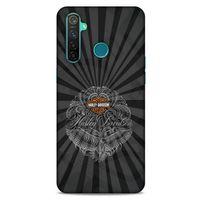 Realme 5 Pro Uyumlu Kılıf Motorsiklet (40) Fit Silikon Kılıf Harley